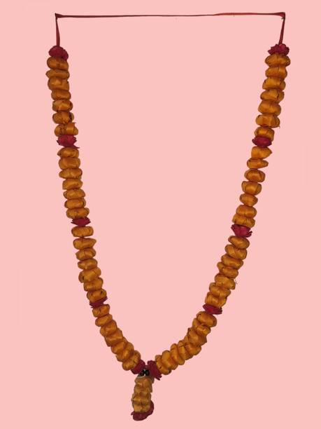 ARADHY Wooden Garland | God and Pitra (Size:-28 inch/70 cm) WOOD Garland