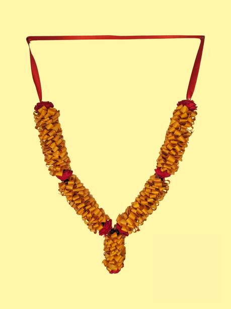 ARADHY Wooden Garland For Photo Frame(Size:- 13 inch/32.5 cm)(2 Ghar) WOOD Garland