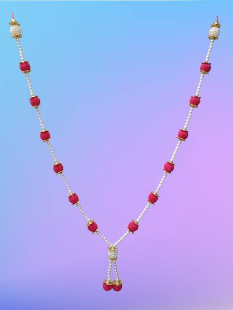 SMILEBAZAR Artificial Garland For Photo Frame And God Idol Mala Haar Photo Frame ( 18 Inch) Garland