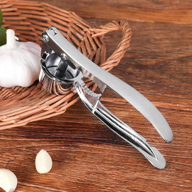 OriwarE 3-in-1 Stainless Steel Garlic & Nut Crusher with Coriander Separator Garlic Press