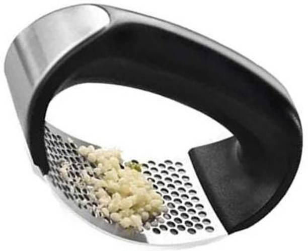 Gantavya Trending Stainless Steel Garlic Press Rocker, Garlic Presser, Manual Garlic Masher, Vegetable Fruit Mincer, Kitchen Garlic Grinder Garlic Press