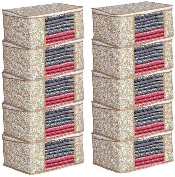 RKB 10 pcs Non Woven Saree Cover/Clothes saree cover bag garment cover