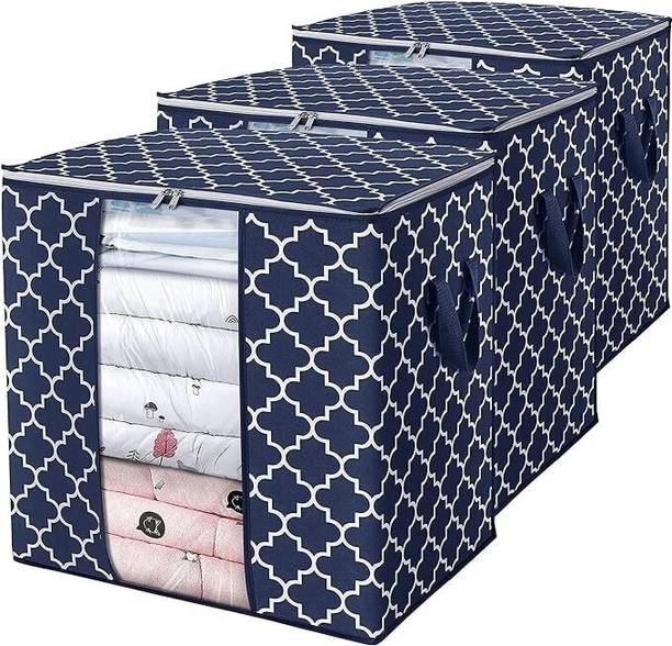STORAZE Saree cover Storage Bags, Large Blanket Clothes Organization 20