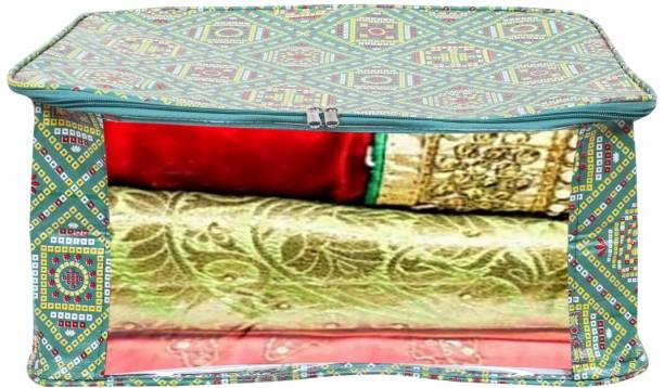 Ganpati Bags PACK OF 1 GB Bandhej Saree Cover to Organize your Beautiful Sarees, Cloth and suits. GB-5085