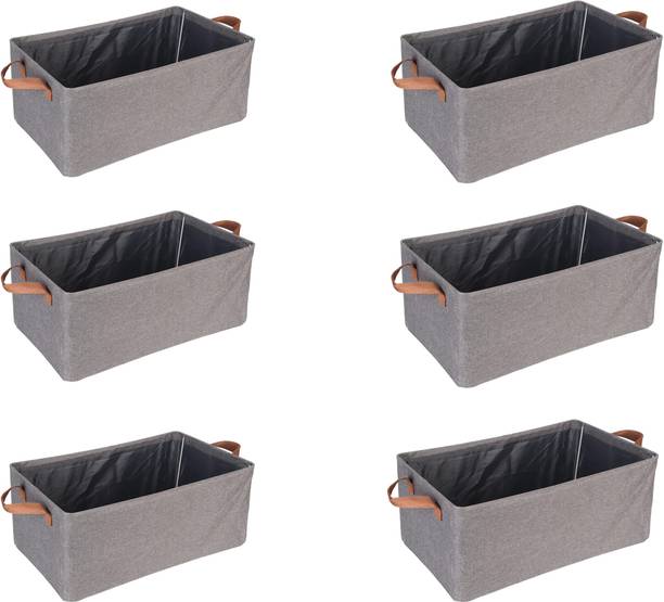 वेंडिफाई 6 PCS Cloth Organizer for Wardrobe Cloth Storage Box saree cover storage bags clothes organiser cloth storage bag storage box for clothes cloth storage storage organizer box for cupboard