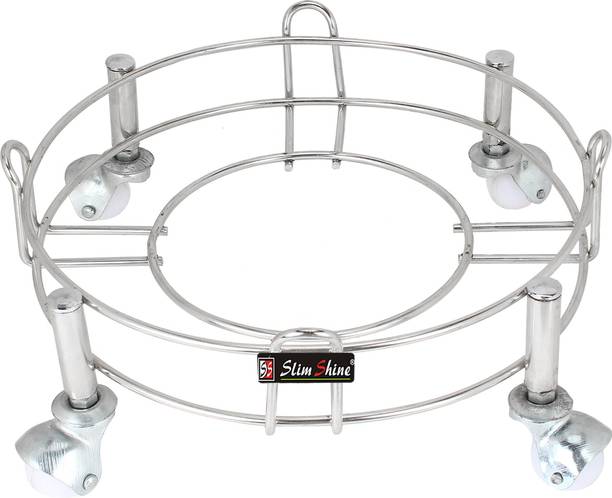 SLIMSHINE WHITE-HEAVY-TROLLY Gas Cylinder Trolley
