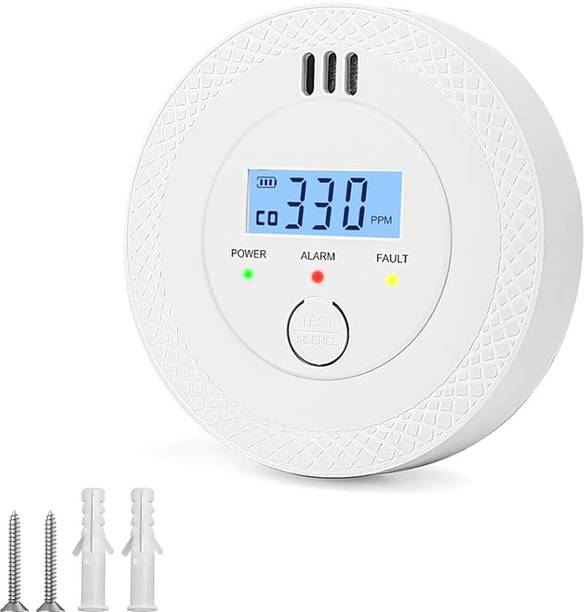 Zorbes C O Detector Alarm LCD Light 9V Battery Powered ...