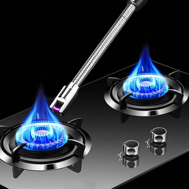 NIMYANK Rechargeable Gas Lighter For Kitchen Stove,Candle, 360deg Flame Adjustable NI344 USB Rechargeable Electric Lighter for Kitchen, Pooja Room, Candles, BBQ NI344 Cigarette Lighter