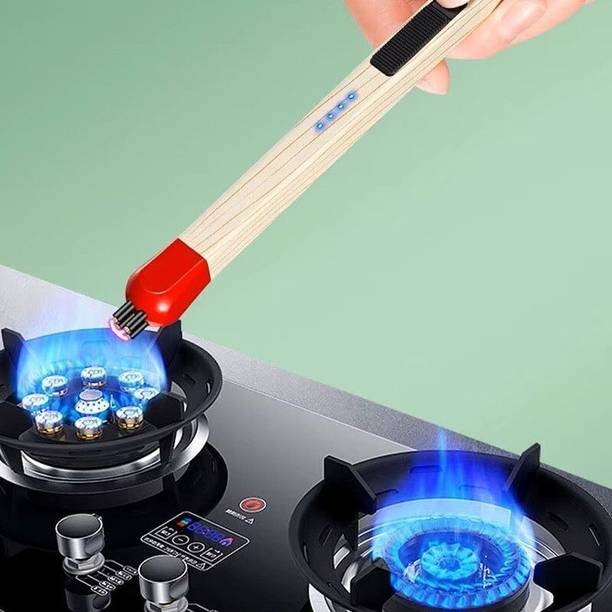 UNZAG Rechargeable Dual Arc Kitchen Lighter USB-C-Lighter Candle Gift Lighter Portable Aluminium, Plastic Electronic Gas Lighter