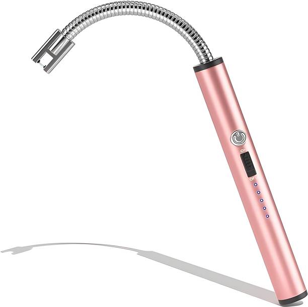 DSSB Rechargeable Electric Gas Lighter for Kitchen, Pooja Room, Candles Iron Electronic Gas Lighter