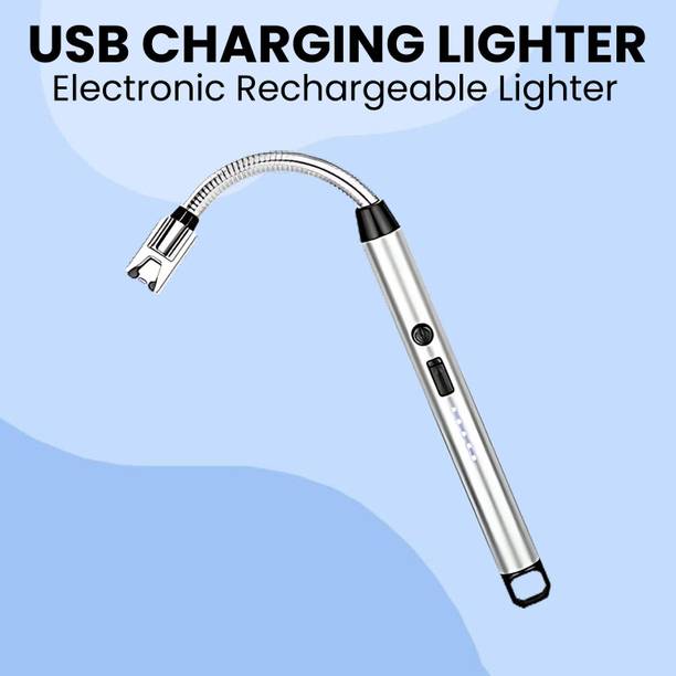 Paradox Rechargeable Electric (Gas Lighter) With LED Di...