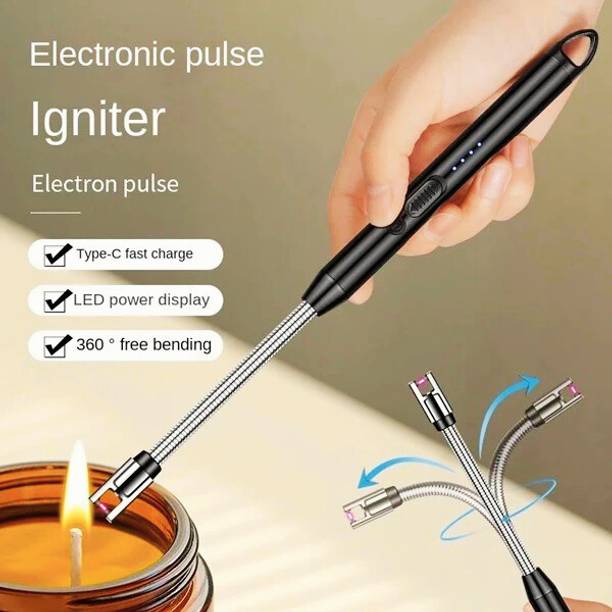 PulseFlame Pro PRO60 Steel Electronic Gas Lighter