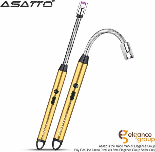 ASATTO Premium USB Rechargable Arc Plasma Windproof C-t...