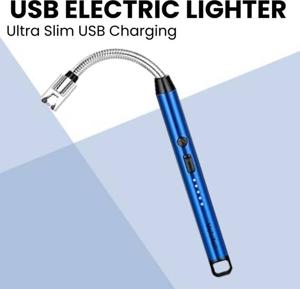 KHISKOLI Rechargeable Electric (Gas Lighter) With LED D...