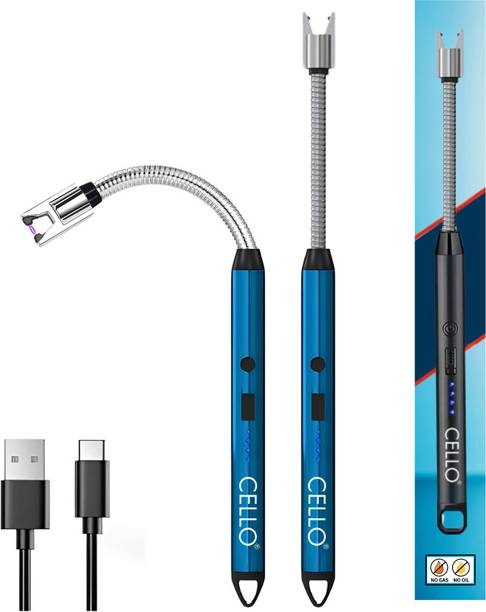 CELLO USB Rechargeable Flexible Arc Lighter - Windproof...