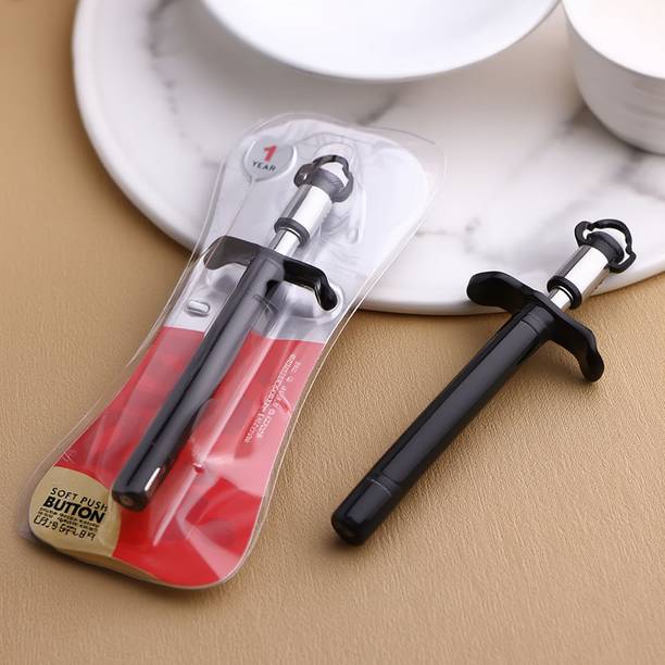 Homfexo Homfexo Long Gas Lighter for Kitchen | Manual Spark Ignition | Soft Push Button Steel Gas Lighter