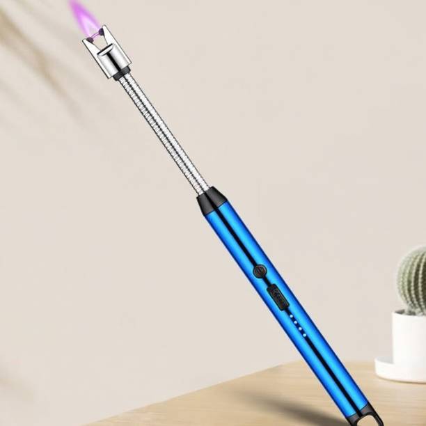 SMAQ ENTERPRISES Type-C Interface Kitchen Igniter Lighter Steel Electronic Gas Lighter