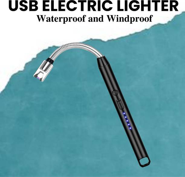 Paradox Rechargeable Electric (Gas Lighter) With LED Di...