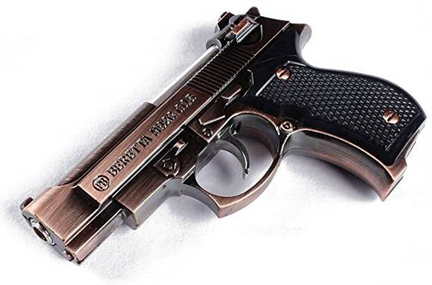 elegantsecret FIRST QUALITY GUN SHAPE Plastic, Steel Gas Lighter