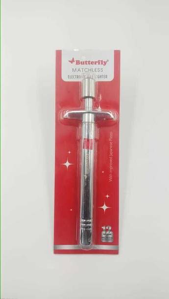 Butterfly Matchless Silver Electronic Gas Lighter