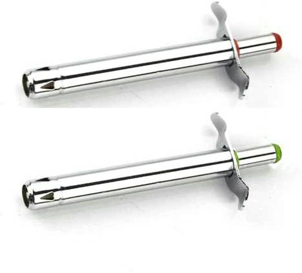 OFFYX SS Gas Lighter Kitchen lighter Gas Stove Lighter (Pack of 2) Steel Gas Lighter