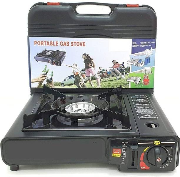 Crawloff Portable Kitchen Cassette Gas Stove for Camping Stainless Steel Automatic Butane Gas Stove