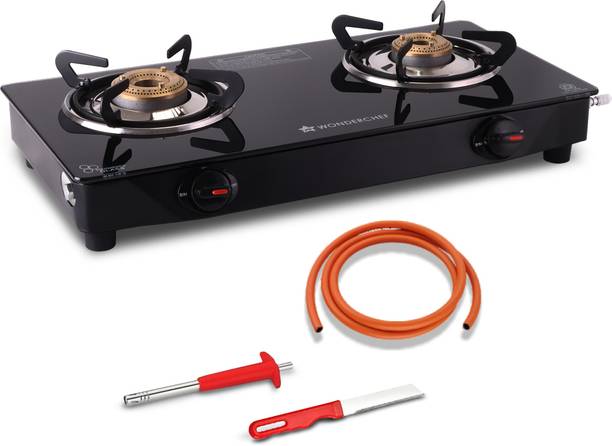 WONDERCHEF Zest Neo Glass Manual Gas Stove