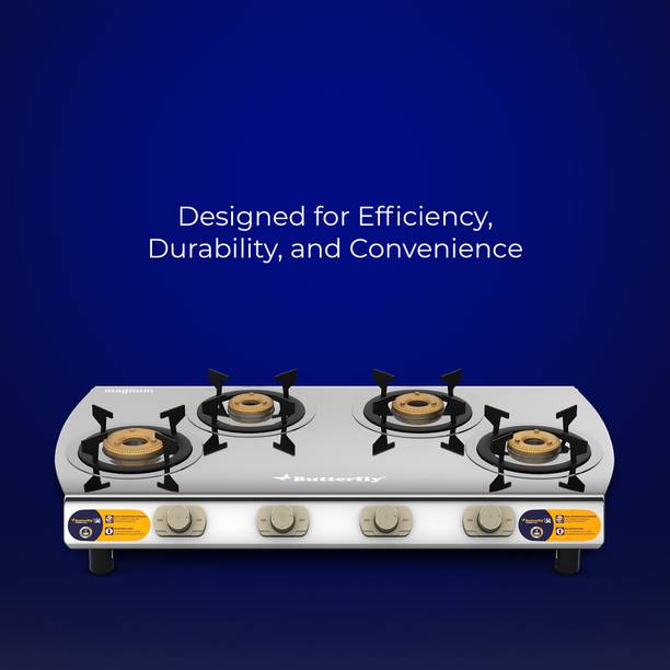 Butterfly Stainless Steel Manual Gas Stove