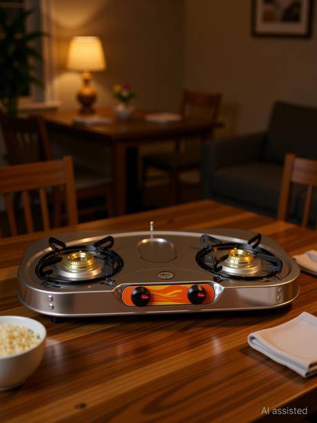 Everdure 2 Burner Royal Stainless Steel Manual Gas Stove