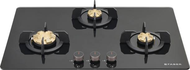 फेबर PRIME HT783 CRS BR CI AI | Brass burners | Metal Knobs | cast iron pan support | ऑटोमैटिक गैस चूल्हा