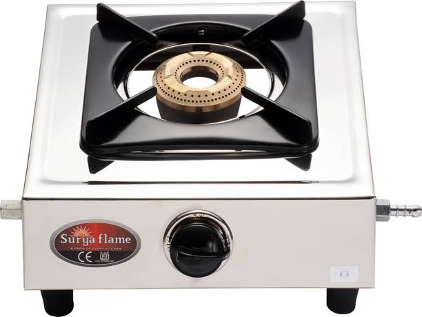 सूर्यफ्लामे Single Burner Chulha LPG 1 Burner Manual Ignition Panther मैनुअल गैस चूल्हा