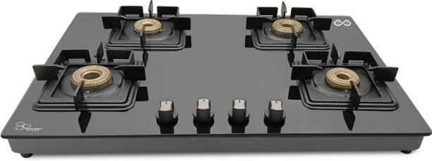 Sigri-wala Inferno Plus 4 Burner Hobtop Glass Manual Hob