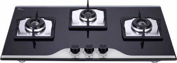 एलिका FLEXI HCT 375 DX BK DUAL TONE ऑटोमैटिक गैस चूल्हा