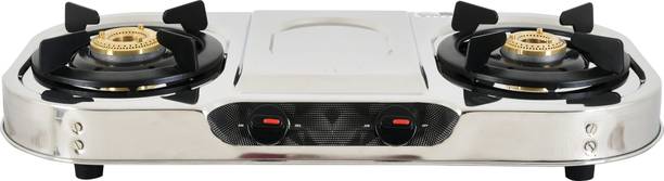 CELLO Optra Plus 2 Burner Stainless Steel Manual Gas Stove