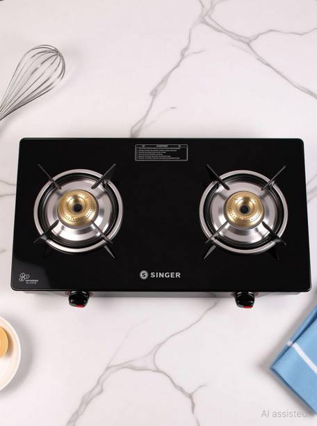 SINGER Maxiflare 2 GS Glass Manual Gas Stove