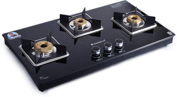 WONDERCHEF Octavia Hob Top Glass Manual Gas Stove
