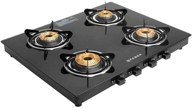 FABER COOKTOP SPARK 4BB BK Brass Manual Hob