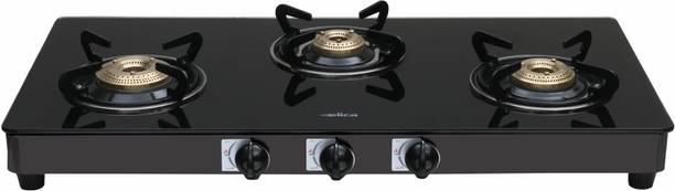 एलिका 773 CT VETRO BLK AI ऑटोमैटिक गैस चूल्हा