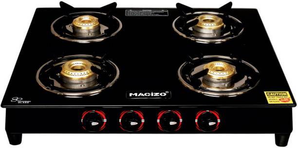 MACIZO Iconic ISI Certified with 1 Year Warranty (with Doorstep Service) Glass Manual Gas Stove