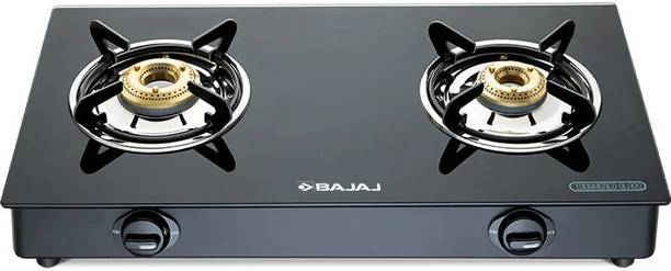 BAJAJ 2BRGP6 Glass Manual Gas Stove