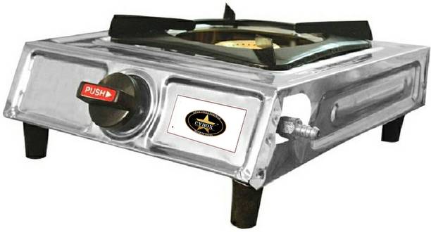 CYBOX Refurbished Minor Dent and Scratches on Body But Heavy Gas Stove Stainless Steel Manual Gas Stove