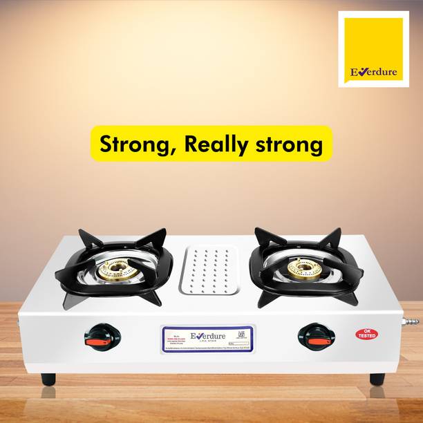 Everdure Premium Jointless Steel Body | Body Weight 2.5 Kgs | Cast Iron Burner | Stainless Steel Manual Gas Stove