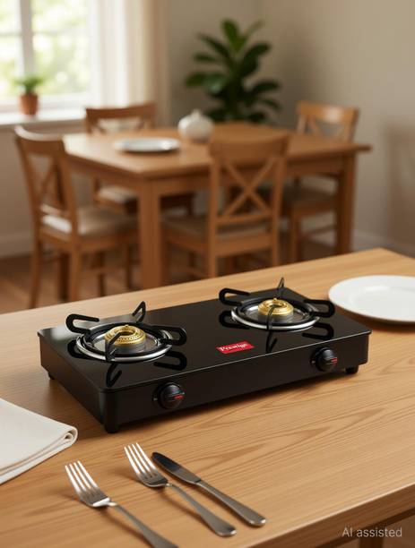 Prestige Glass Manual Gas Stove