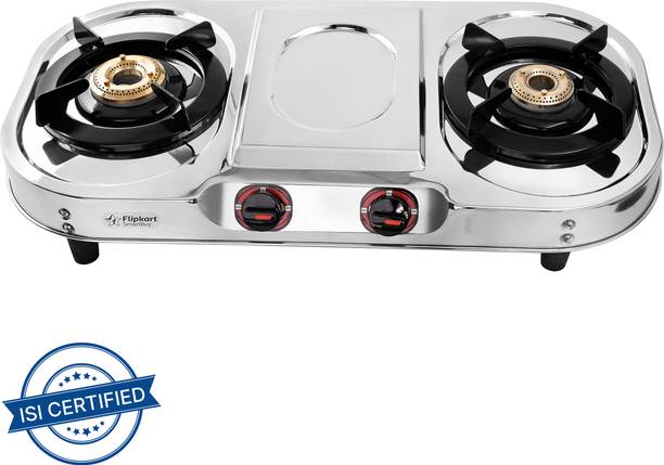 Flipkart SmartBuy Royal 2 Burner Stainless Steel Manual Gas Stove