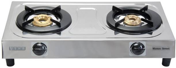 USHA Maxus GS2 001 Stainless Steel Manual Gas Stove