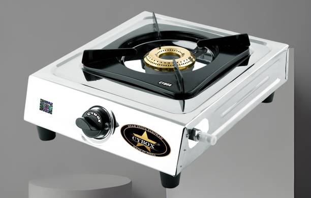 CYBOX Heavy Single Burner Gas Stove S0008 Stainless Steel Manual Gas Stove