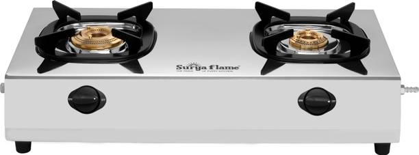 Suryaflame SF LPG STOVE 2B SUMO XL SS NA Stainless Steel Manual Gas Stove