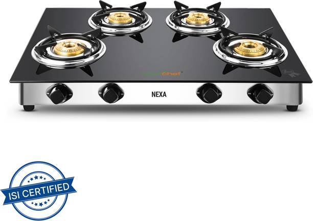 Greenchef Nexa Glass Manual Gas Stove