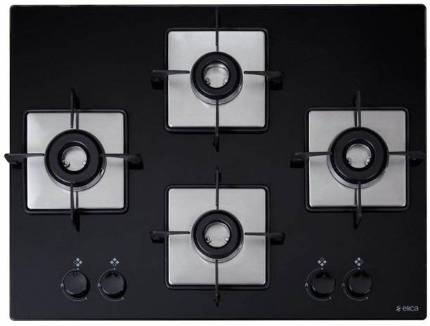 FLEXI HCT 470 DX BK स्टेनलेस स्टील ऑटोमैटिक गैस चूल्हा