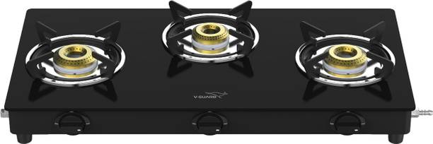 V-Guard VGD 369 PL Glass Manual Gas Stove